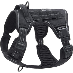 Reflective Tactical Dog Harness – Safety Vest for Dogs