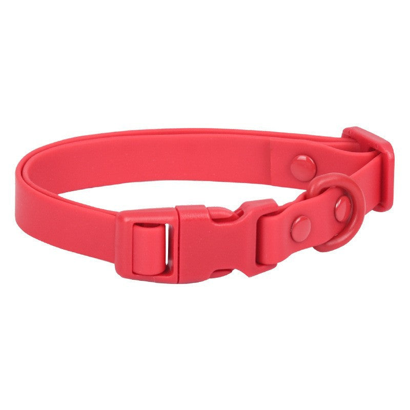 Sport Dog Collar with Quick-Release Buckle - red sport collar, active dog collar for running training