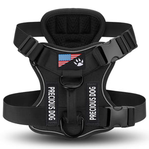 No-Pull Dog Vest Harness - back view