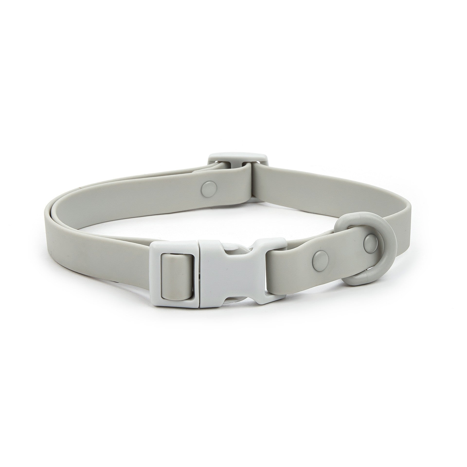 Sport Dog Collar with Quick-Release Buckle - gray sport collar, sport collar with quick release for outdoor