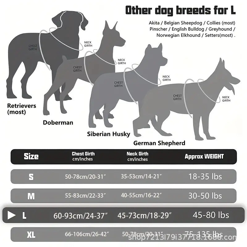 Reflective Tactical Dog Harness – Safety Vest for Dogs - lifestyle view