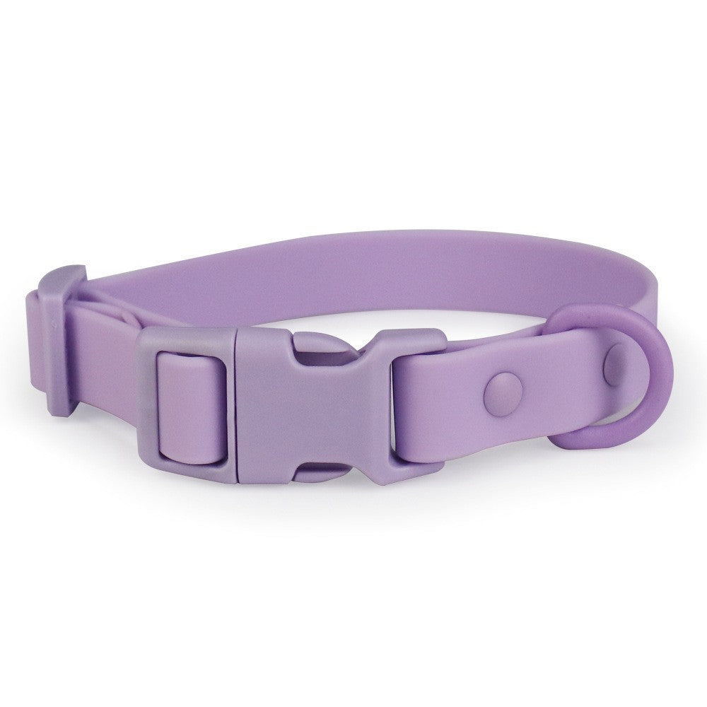 Sport Dog Collar with Quick-Release Buckle - lavender sport collar, sport collar with quick release for outdoor