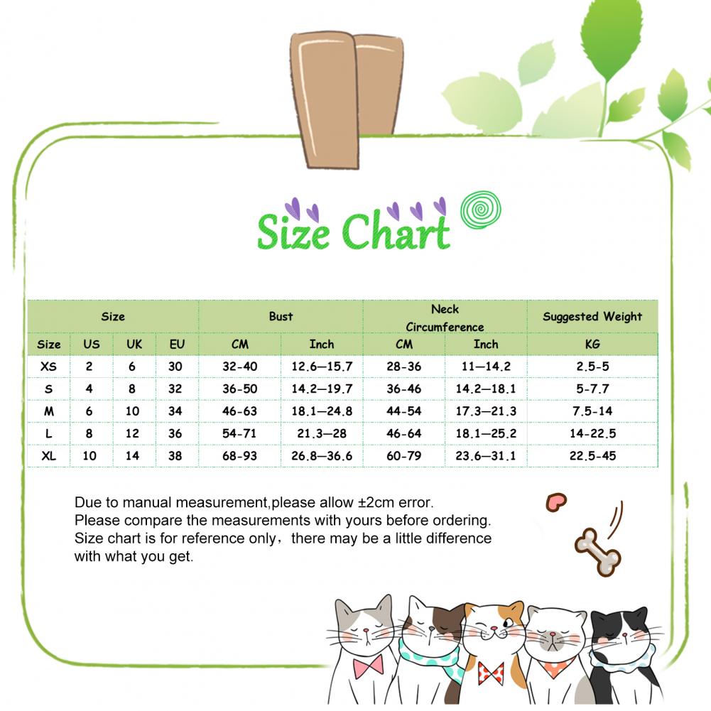 Reflective No-Pull Dog Harness for Walking and Training - size chart for chest, neck and suggested weight, safe anti pull dog harness for evening