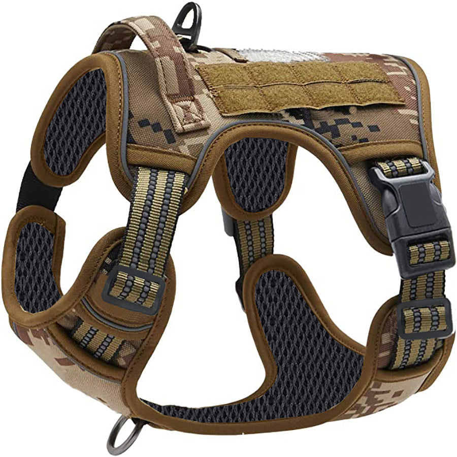 Reflective Tactical Dog Harness – Safety Vest for Dogs - side view