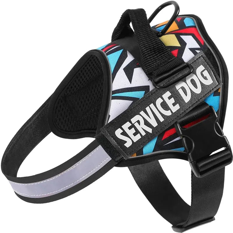 Heavy-Duty No-Pull Dog Vest Harness - close-up view