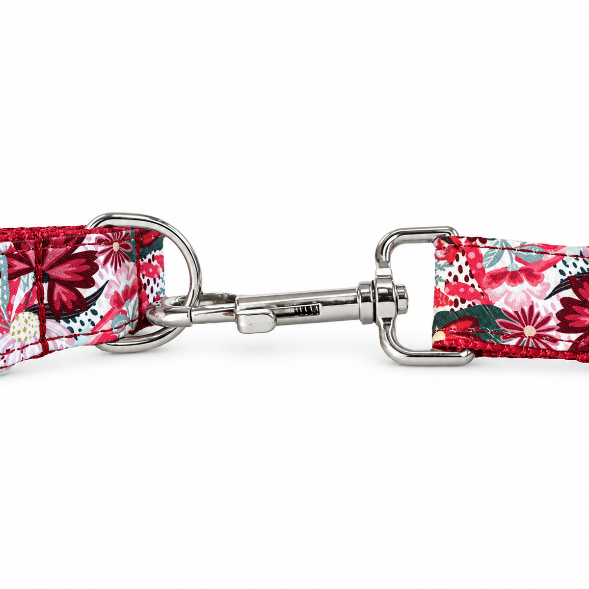 Crimson Garden Dog Collar, Leash & Bow Tie Set