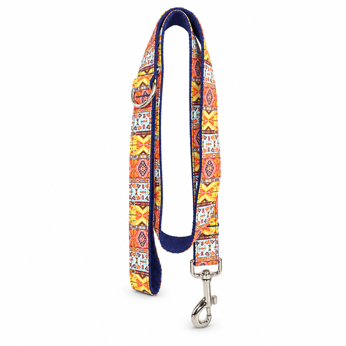 Boho Mosaic Dog Collar & Leash Set