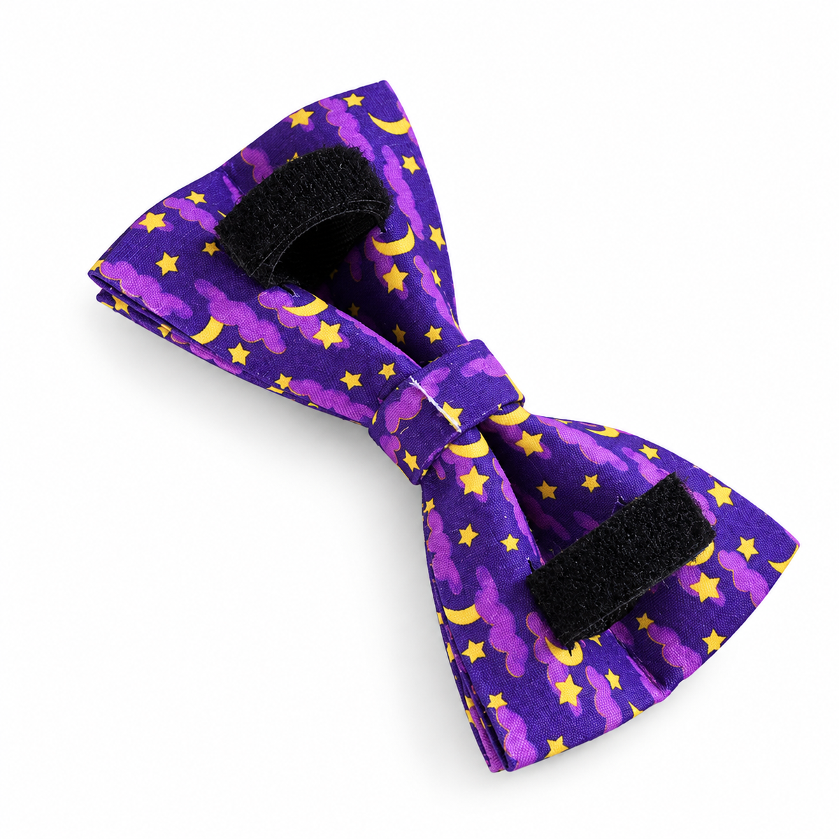 Violet Moonlight Dog Bow Tie