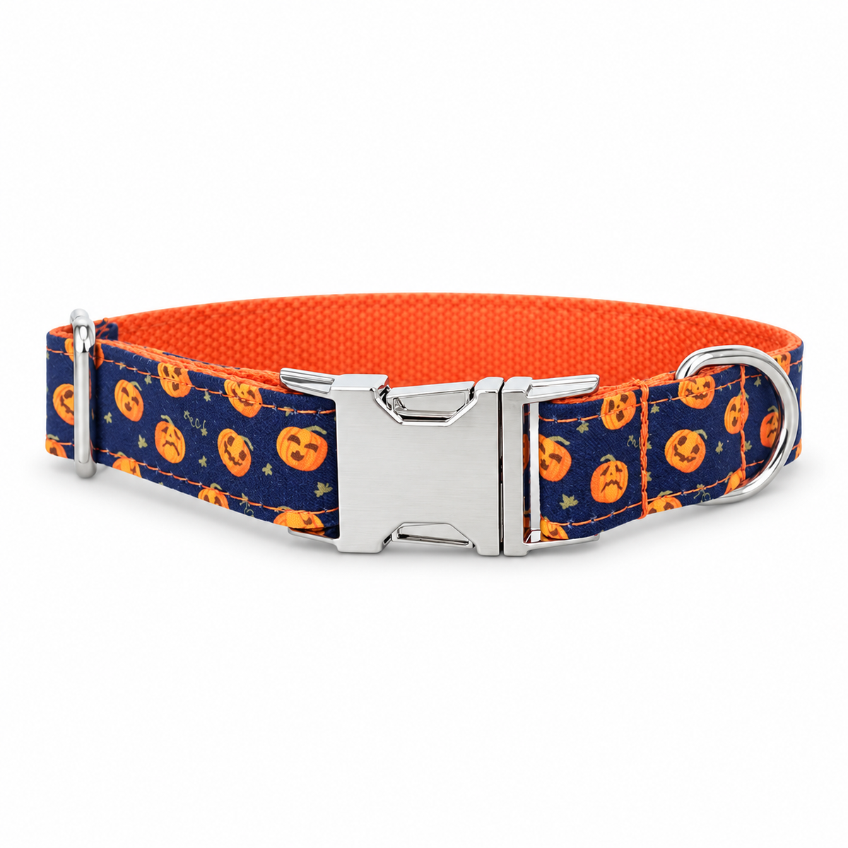 Halloween Pumpkin Collar & Leash Set